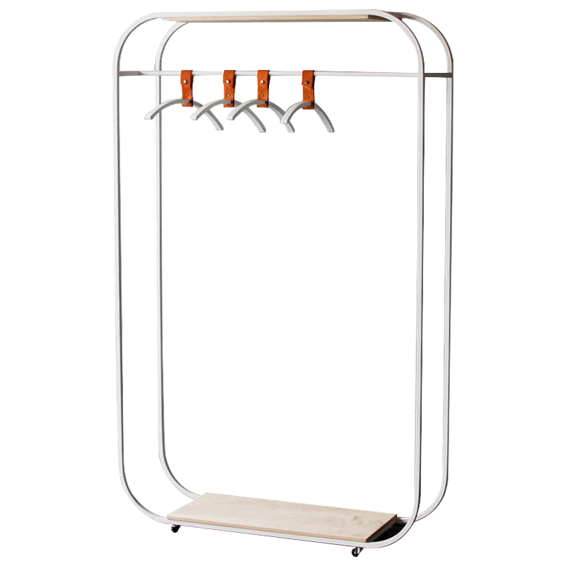 Рейл Austen Industrial Metal Rust Clothes Rail Древесина Белый Рейл Austen Industrial Metal Rust Clothes Rail Древесина Белый в Брянске | Loft Concept
