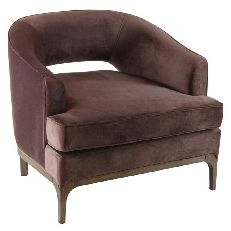 Кресло Jargini Chair velour Бургундский красный Кресло Jargini Chair velour Бургундский красный в Брянске | Loft Concept