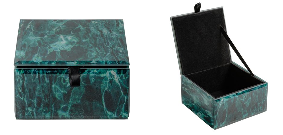 Шкатулка Turquoise Smoke Cube Шкатулка Turquoise Smoke Cube - Loft-Concept в Брянске