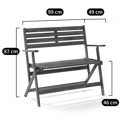 Деревянная садовая скамейка складная Gary Wood Bench Деревянная садовая скамейка складная Gary Wood Bench в Брянске