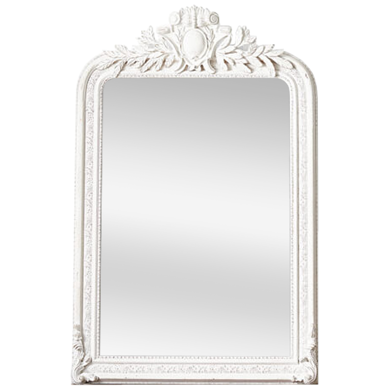 Зеркало Polastron Mirror White Белый винтажная патина Зеркало Polastron Mirror White Белый винтажная патина в Брянске | Loft Concept