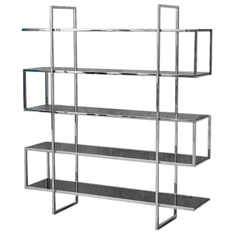 Стеллаж Maze Rack Прозрачный черный Хром Стеллаж Maze Rack Прозрачный черный Хром в Брянске | Loft Concept
