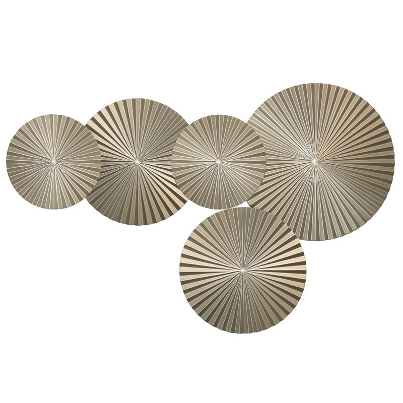 Арт-объект Apollo Champagne Wall Plaque Disc 5 Золотой Шампань Арт-объект Apollo Champagne Wall Plaque Disc 5 Золотой Шампань в Брянске | Loft Concept