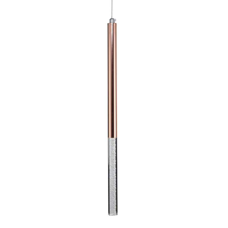 Подвесной светильник Trumpet tube boiling pink gold Розовое золото Прозрачный Подвесной светильник Trumpet tube boiling pink gold Розовое золото Прозрачный в Брянске | Loft Concept