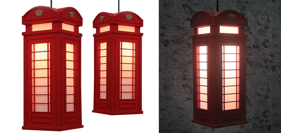 Подвесной светильник London Phone Booth Pendant - Loft-Concept в Брянске