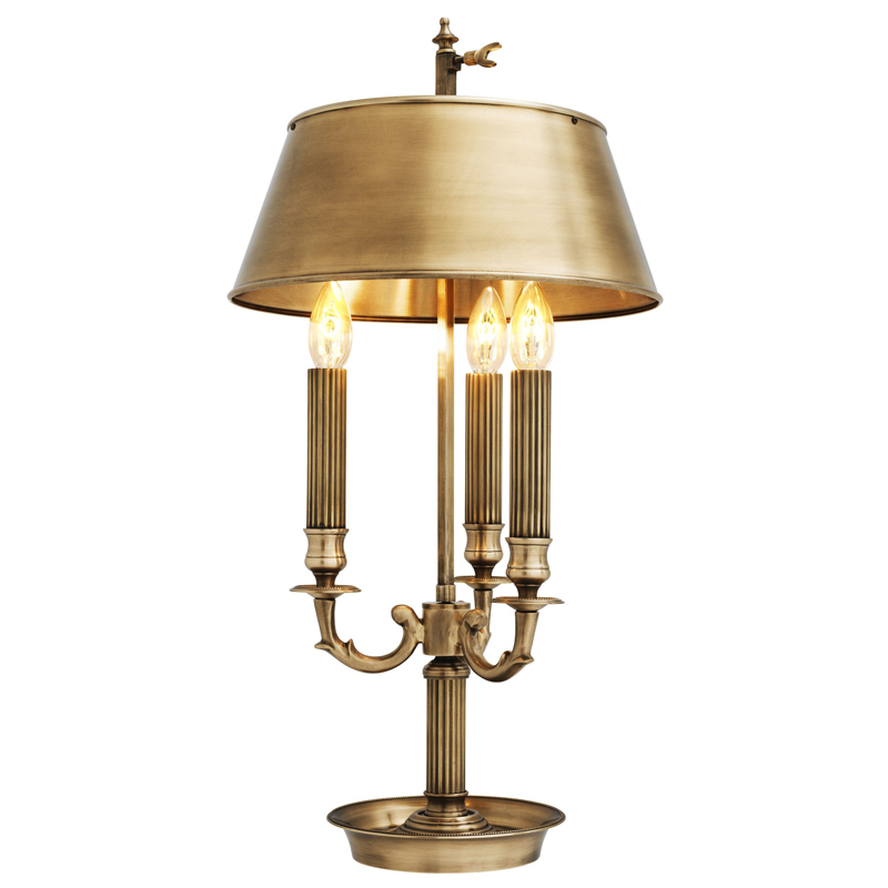 Настольная лампа Eichholtz Table Lamp Deauville Латунь Античная полированная Настольная лампа Eichholtz Table Lamp Deauville Латунь Античная полированная в Брянске | Loft Concept