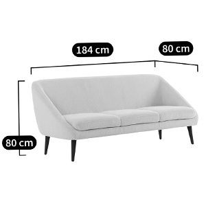 Трехместный диван с обивкой из велюра Belanger Sofa Трехместный диван с обивкой из велюра Belanger Sofa в Брянске