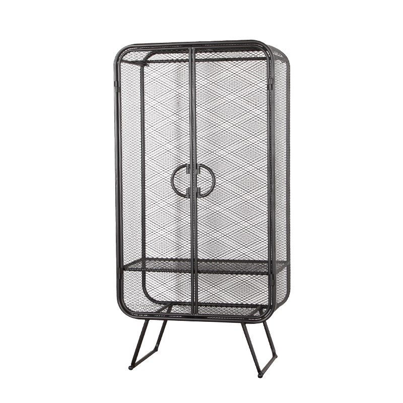 Шкаф Rhombic Grid Wardrobe Black Черный Шкаф Rhombic Grid Wardrobe Black Черный в Брянске | Loft Concept