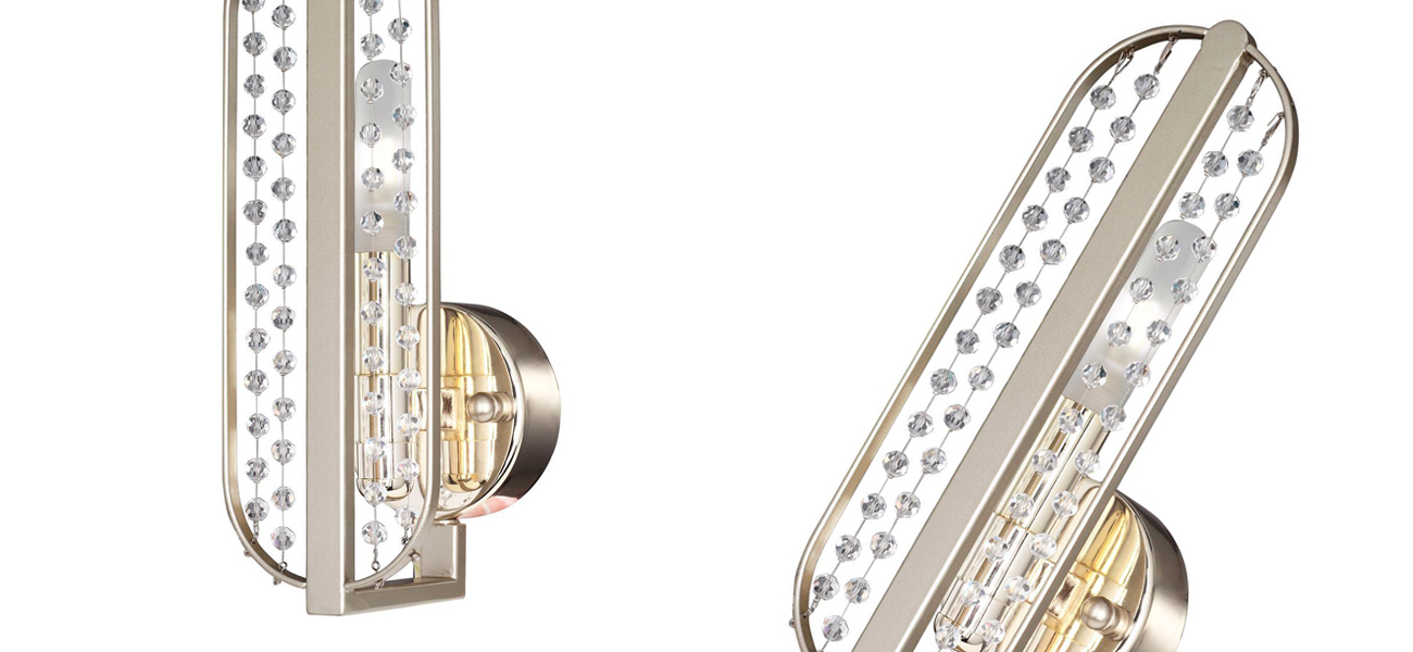 Бра цвета золотистого шампанского PERRINE - фото