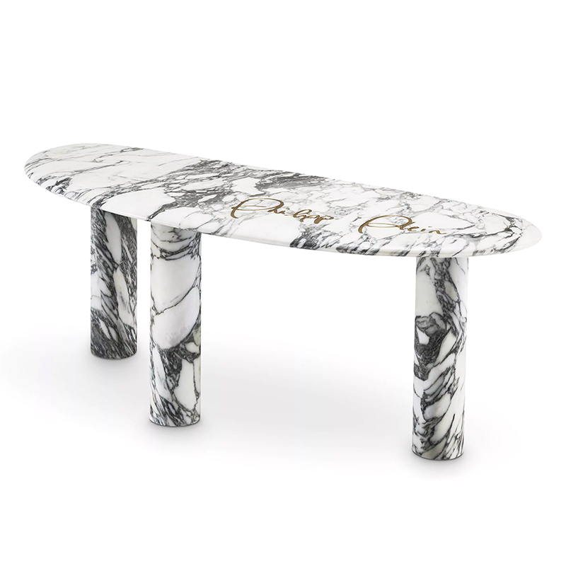 Консоль Philipp Plein Console Table Forte Белый Мрамор Bianco Золотой Консоль Philipp Plein Console Table Forte Белый Мрамор Bianco Золотой в Брянске | Loft Concept