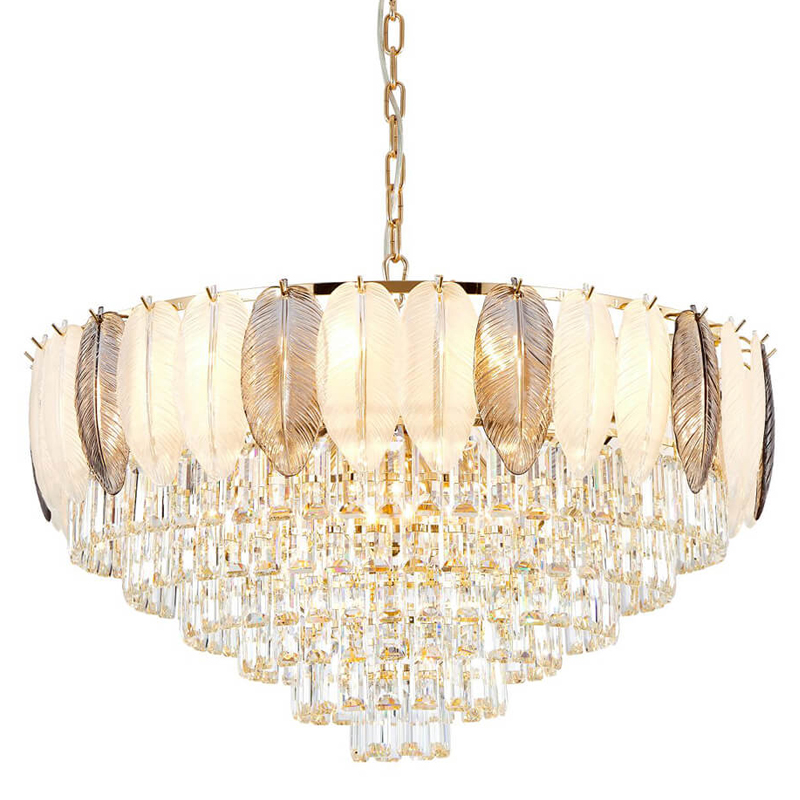 Люстра Crystal in Petals Chandelier 79 Глянцевое золото Люстра Crystal in Petals Chandelier 79 Глянцевое золото в Брянске | Loft Concept