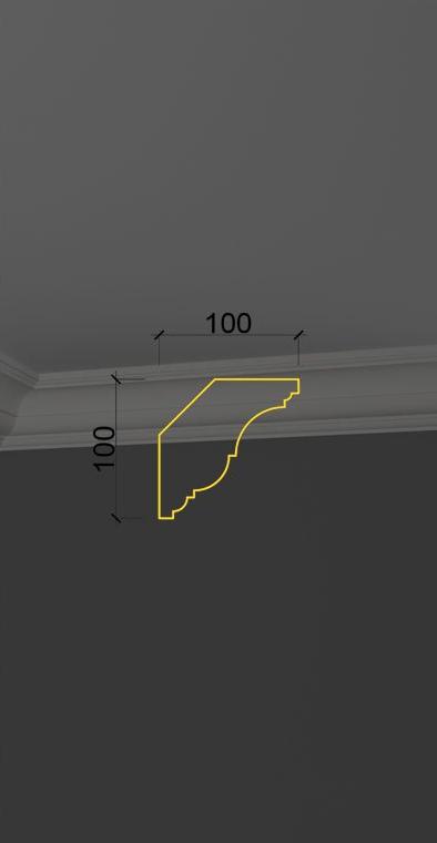 Гладкий карниз KT-10 Гладкий карниз KT-10 в Брянске