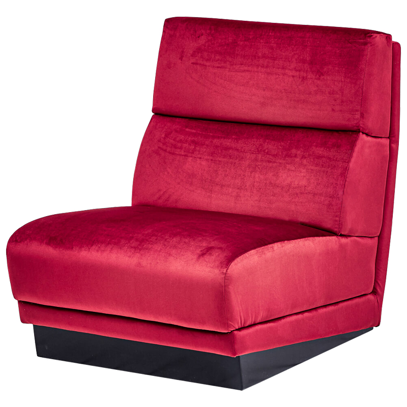 Кресло Berkeley Chair Crimson Малиновый (Crimson) Черный Кресло Berkeley Chair Crimson Малиновый (Crimson) Черный в Брянске | Loft Concept