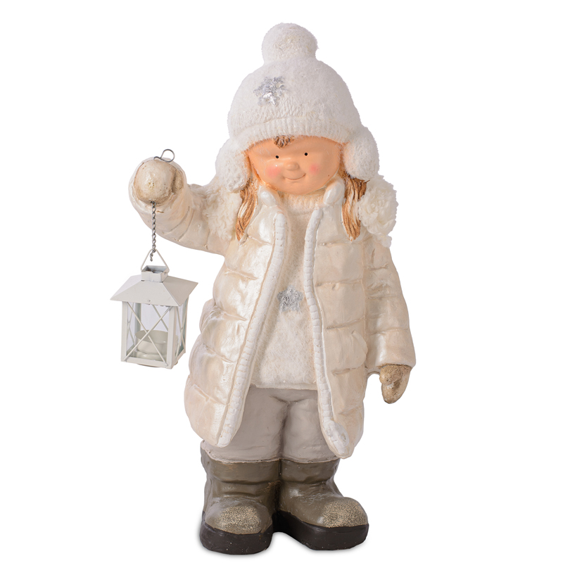 Статуэтка Winter Girl Бежевый в Брянске | Loft Concept 
