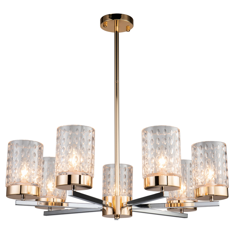 Люстра Didian Chandelier 80 Глянцевое золото Хром Прозрачный Люстра Didian Chandelier 80 Глянцевое золото Хром Прозрачный в Брянске | Loft Concept