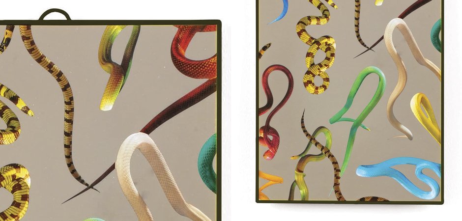 Зеркало Seletti Mirror Medium Snakes Зеркало Seletti Mirror Medium Snakes - Loft-Concept в Брянске