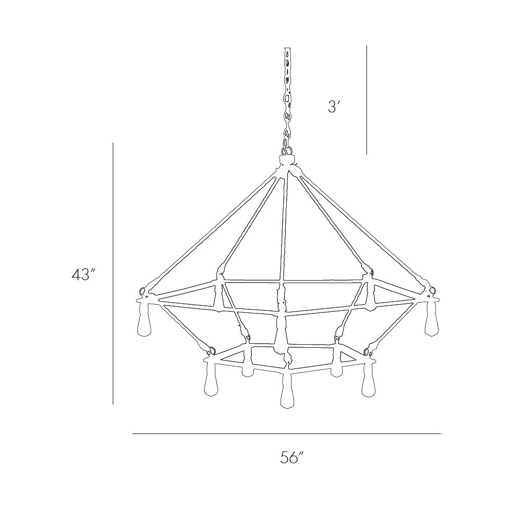 Люстра Arteriors MCINTYRE TWO TIERED CHANDELIER Люстра Arteriors MCINTYRE TWO TIERED CHANDELIER в Брянске
