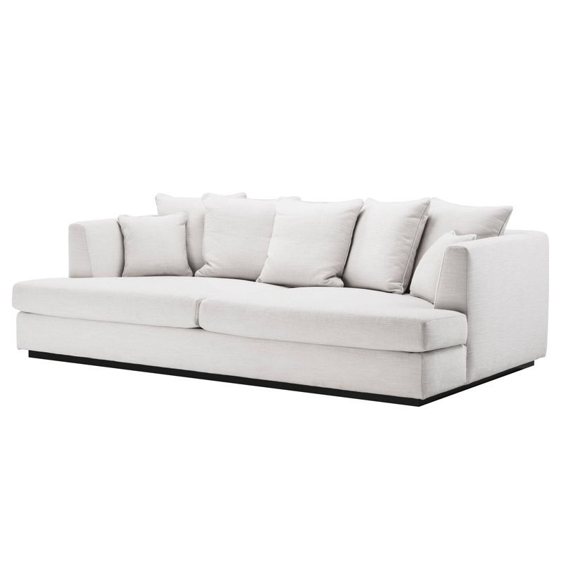 Диван Eichholtz Sofa Taylor Lounge Белый Черный Диван Eichholtz Sofa Taylor Lounge Белый Черный в Брянске | Loft Concept