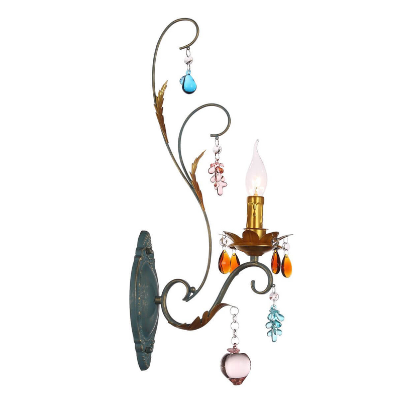 Бра Colored Glass Pendant Sconce Мульти Бра Colored Glass Pendant Sconce Мульти в Брянске | Loft Concept