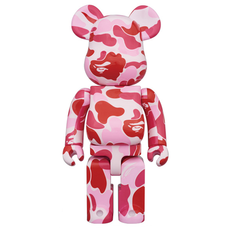 Статуэтка Bearbrick Camouflage Pink Розовый Красный Статуэтка Bearbrick Camouflage Pink Розовый Красный в Брянске | Loft Concept