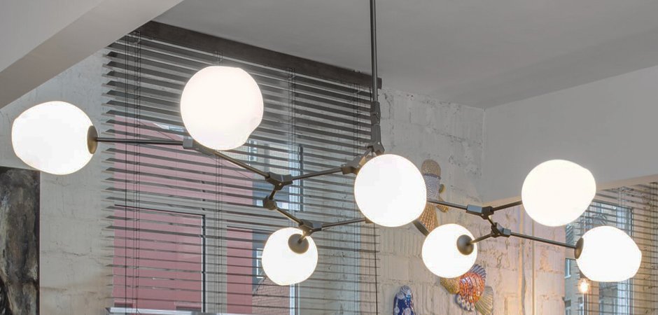 Люстра Сrumpled Bubble White Glass Люстра Сrumpled Bubble White Glass - Loft-Concept в Брянске