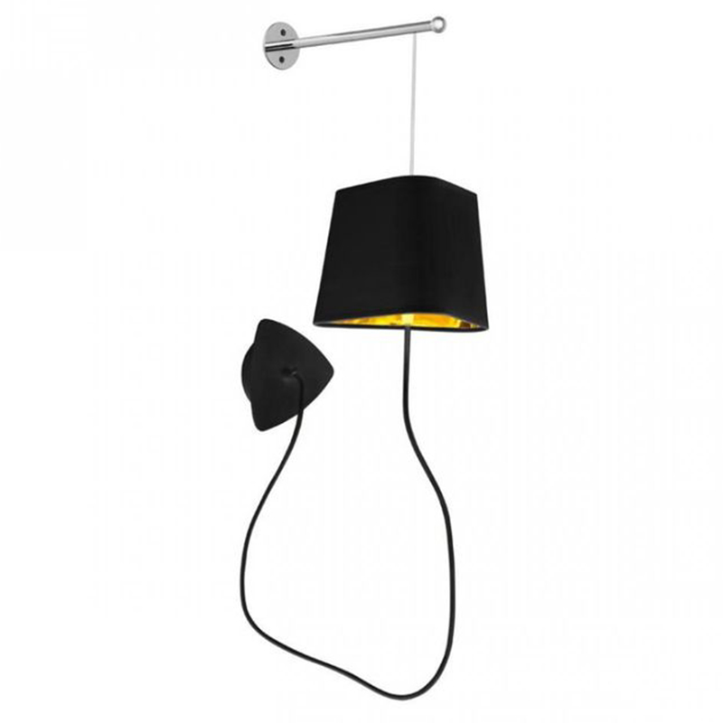 Бра Designheure Lighting Black Wall Lamp Золотой Черный в Брянске | Loft Concept 