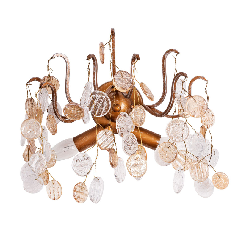 Бра FAIRYTREE Wall Lamp Amber Бронза Янтарный Прозрачное Стекло Бра FAIRYTREE Wall Lamp Amber Бронза Янтарный Прозрачное Стекло в Брянске | Loft Concept