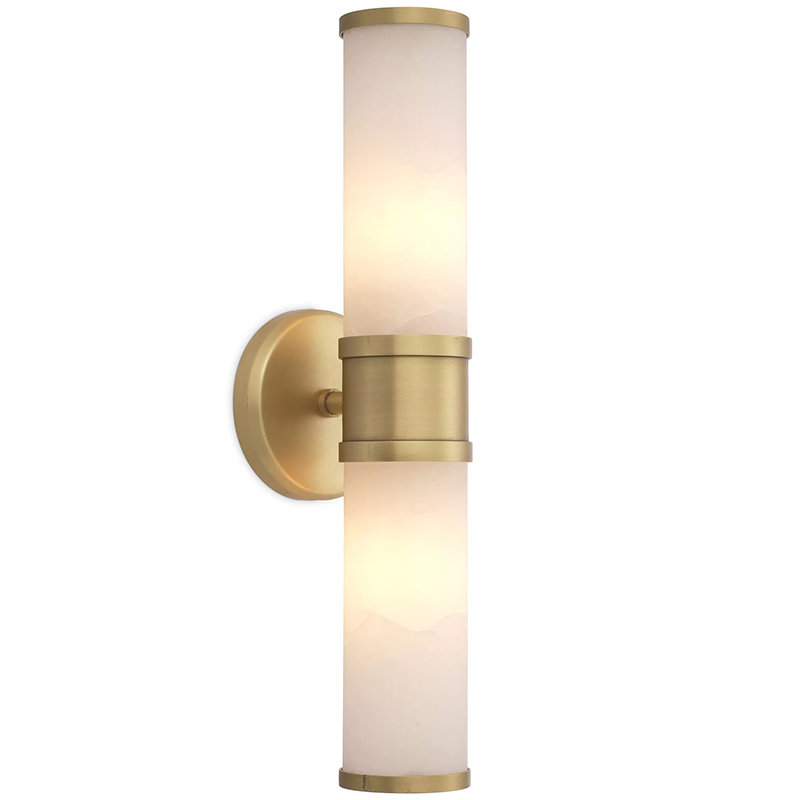 Бра Eichholtz Wall Lamp Claridges Double Латунь Бежевый Бра Eichholtz Wall Lamp Claridges Double Латунь Бежевый в Брянске | Loft Concept