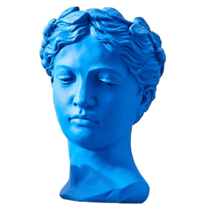 Ваза Female Bust Синий Ваза Female Bust Синий в Брянске | Loft Concept