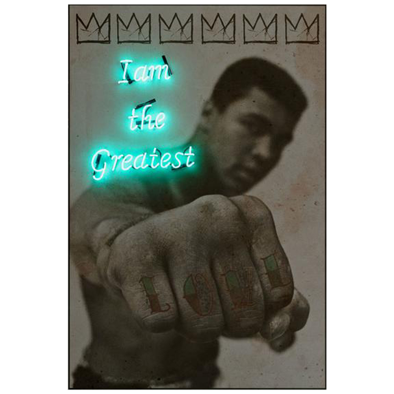 Неоновый постер Muhammad Ali Мульти Неоновый постер Muhammad Ali Мульти в Брянске | Loft Concept
