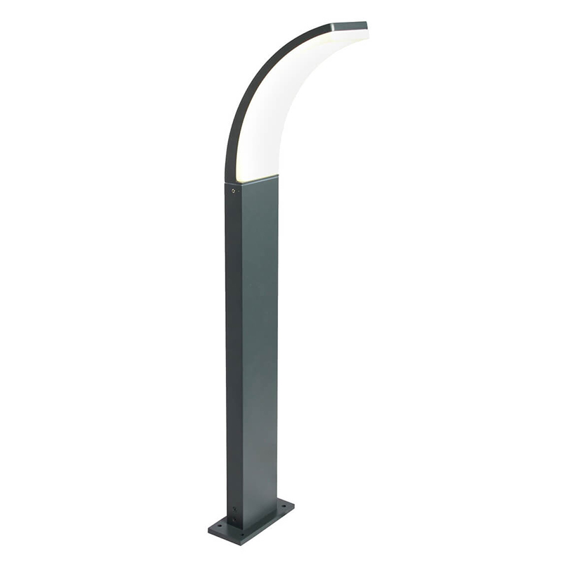 Уличный светильник Bogen Street Lamp Черный Белый Уличный светильник Bogen Street Lamp Черный Белый в Брянске | Loft Concept