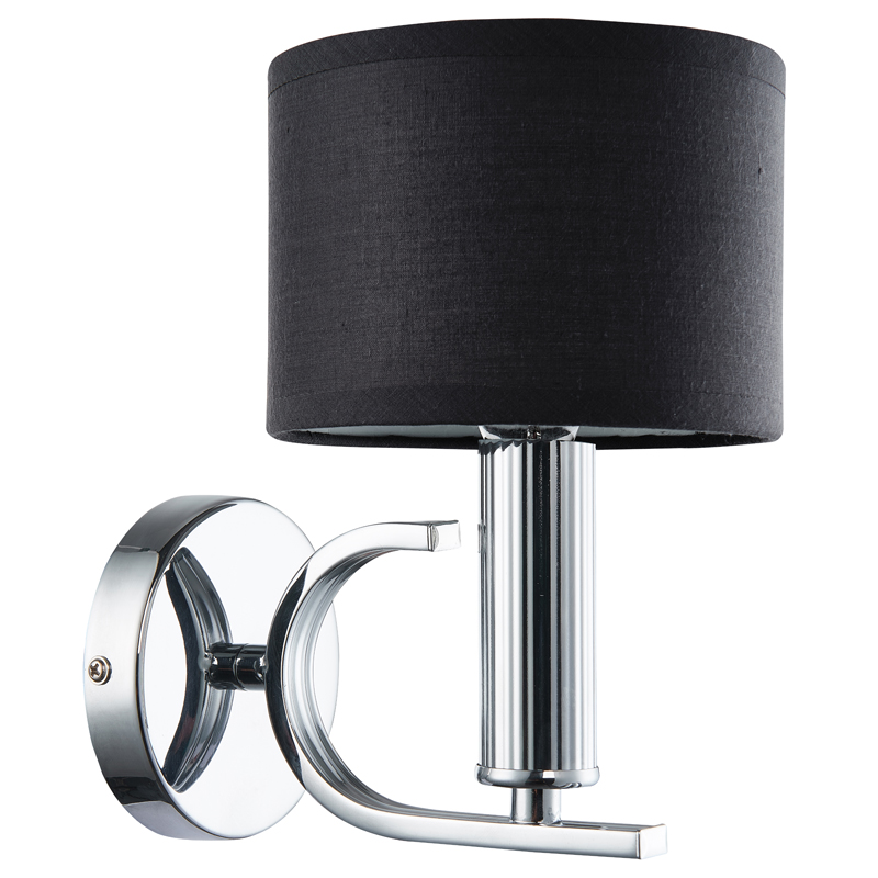 Бра Yvette Sconce Хром Черный Прозрачный Бра Yvette Sconce Хром Черный Прозрачный в Брянске | Loft Concept