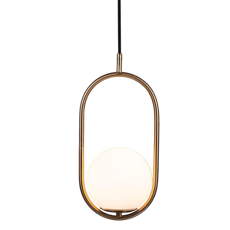 Подвесной светильник B.LUX C Ball oval copper Белый Медь Подвесной светильник B.LUX C Ball oval copper Белый Медь в Брянске | Loft Concept