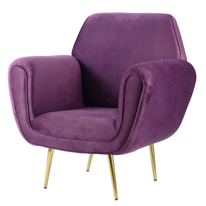 Кресло Lounge Chairs Gigi Radice purple Фиолетовый Кресло Lounge Chairs Gigi Radice purple Фиолетовый в Брянске | Loft Concept