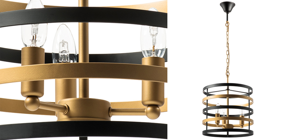 Люстра Gold Stripes Chandelier 3 Люстра Gold Stripes Chandelier 3 - Loft-Concept в Брянске