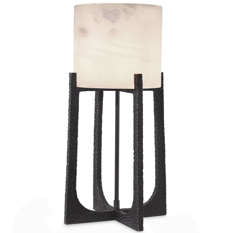 Настольная лампа Eichholtz Table Lamp Frazer S Белый Черный Темная бронза Настольная лампа Eichholtz Table Lamp Frazer S Белый Черный Темная бронза в Брянске | Loft Concept