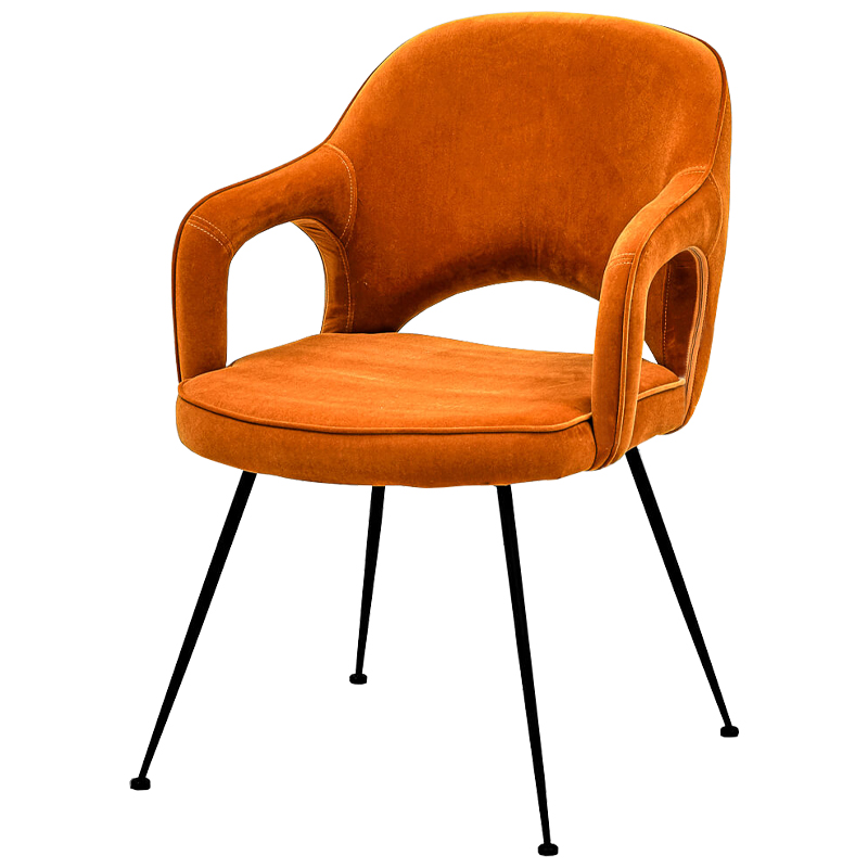 Стул Taube Stool Orange Оранжевый Черный Стул Taube Stool Orange Оранжевый Черный в Брянске | Loft Concept