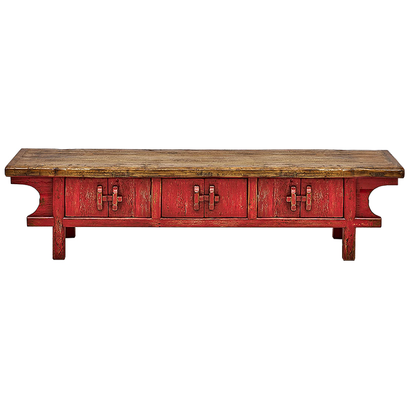 Тумба Chinoiserie TV stand Древесина Красный Тумба Chinoiserie TV stand Древесина Красный в Брянске | Loft Concept