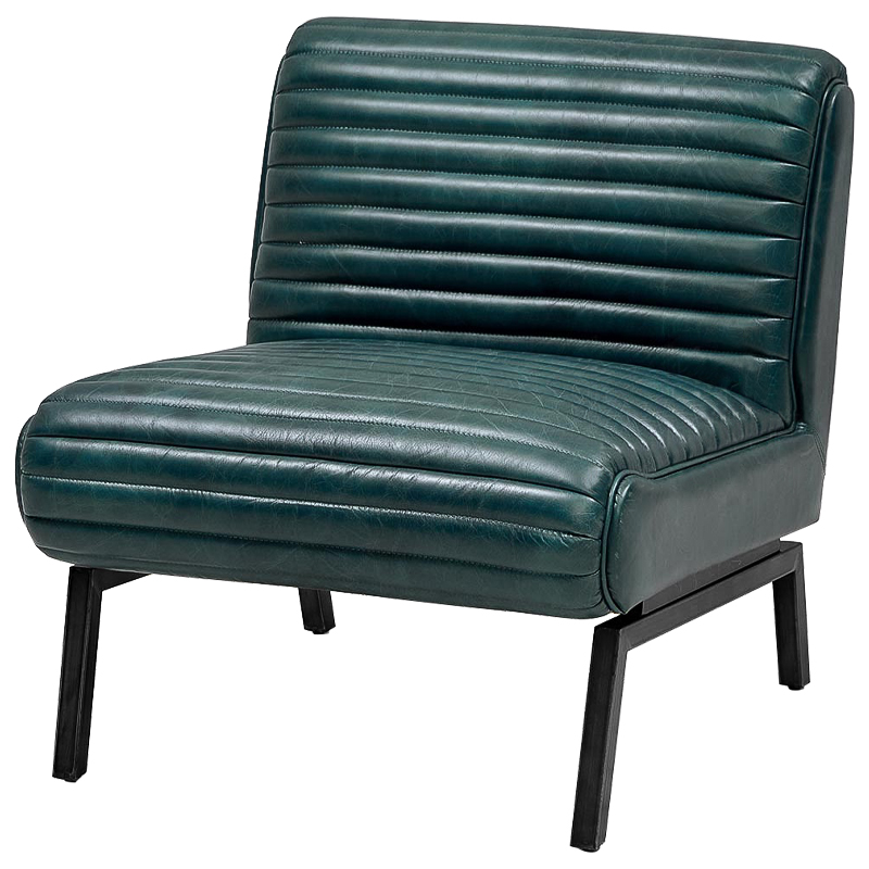 Кресло Gather Emerald Leather Chair Изумрудный Кресло Gather Emerald Leather Chair Изумрудный в Брянске | Loft Concept