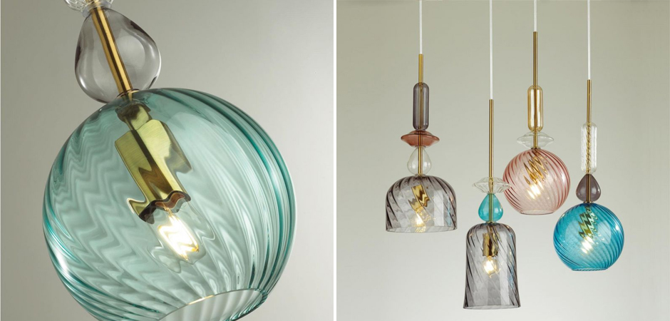 Подвесной Geometry Glass Бирюзовый Подвесной Geometry Glass Бирюзовый - Loft-Concept в Брянске