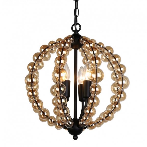 Люстра Amber Bamboo Pendant Черный Янтарь (Amber) Люстра Amber Bamboo Pendant Черный Янтарь (Amber) в Брянске | Loft Concept