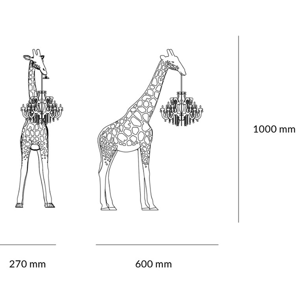 Настольная лампа белый жираф White Giraffe Table Lamp Настольная лампа белый жираф White Giraffe Table Lamp в Брянске