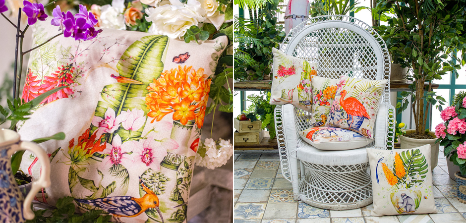 Декоративная подушка White Heron and Hoopoe Pillow Декоративная подушка White Heron and Hoopoe Pillow - Loft-Concept в Брянске