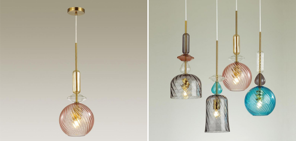 Подвесной Geometry Glass Розовый Подвесной Geometry Glass Розовый - Loft-Concept в Брянске