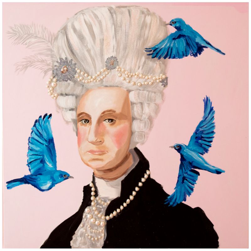 Картина Georgina Washington with Blue Birds Мульти Картина Georgina Washington with Blue Birds Мульти в Брянске | Loft Concept