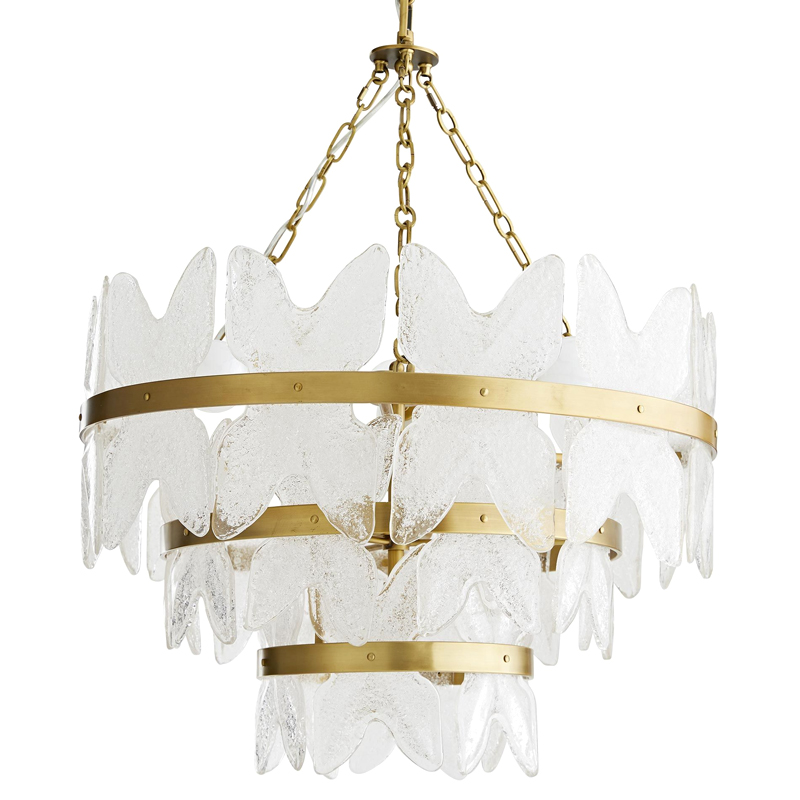 Люстра Arteriors MILLIE CHANDELIER Золотой Прозрачный Люстра Arteriors MILLIE CHANDELIER Золотой Прозрачный в Брянске | Loft Concept