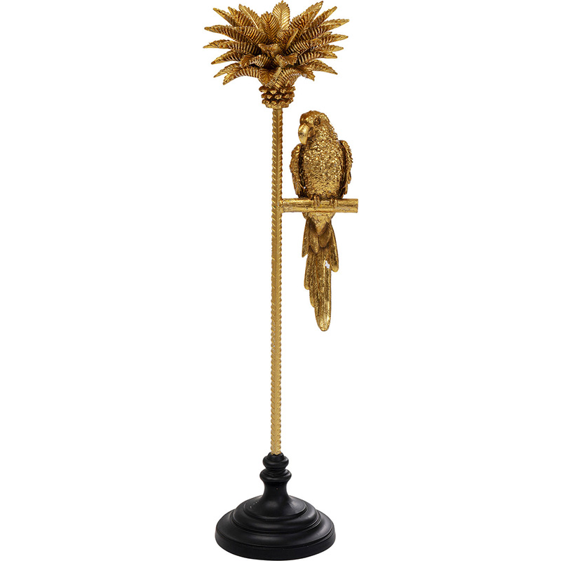 Подсвечник Golden Parrot on a palm tree Золотой Подсвечник Golden Parrot on a palm tree Золотой в Брянске | Loft Concept