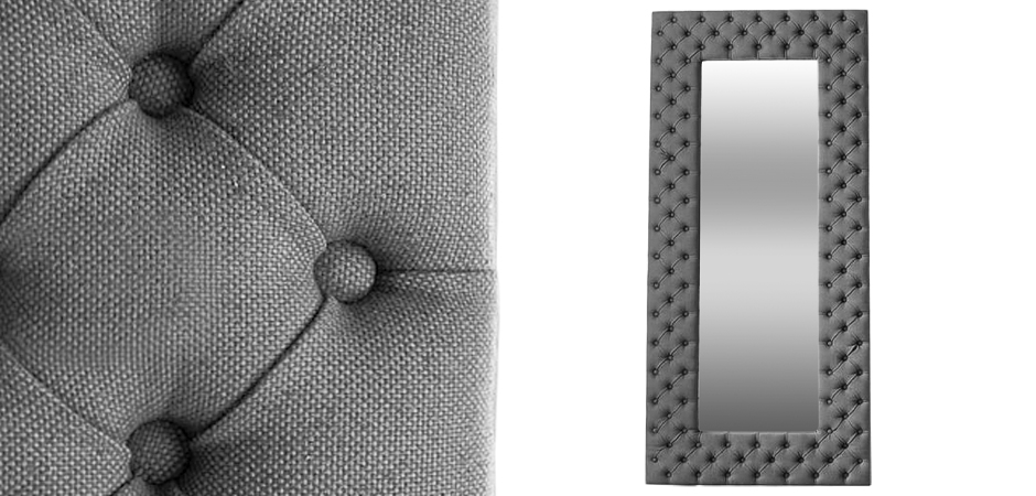 Зеркало Capitone Mirror Gray Зеркало Capitone Mirror Gray - Loft-Concept в Брянске