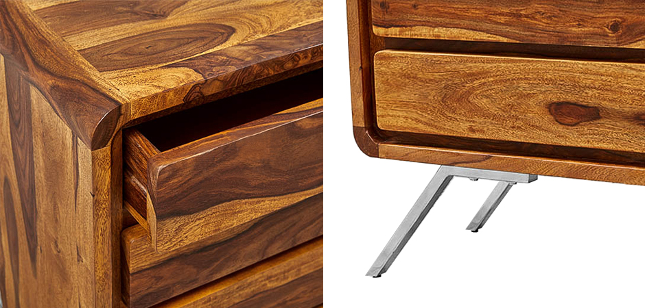 Комод деревянный на металлических ножках Liam Wood Commode Комод деревянный на металлических ножках Liam Wood Commode - Loft-Concept в Брянске