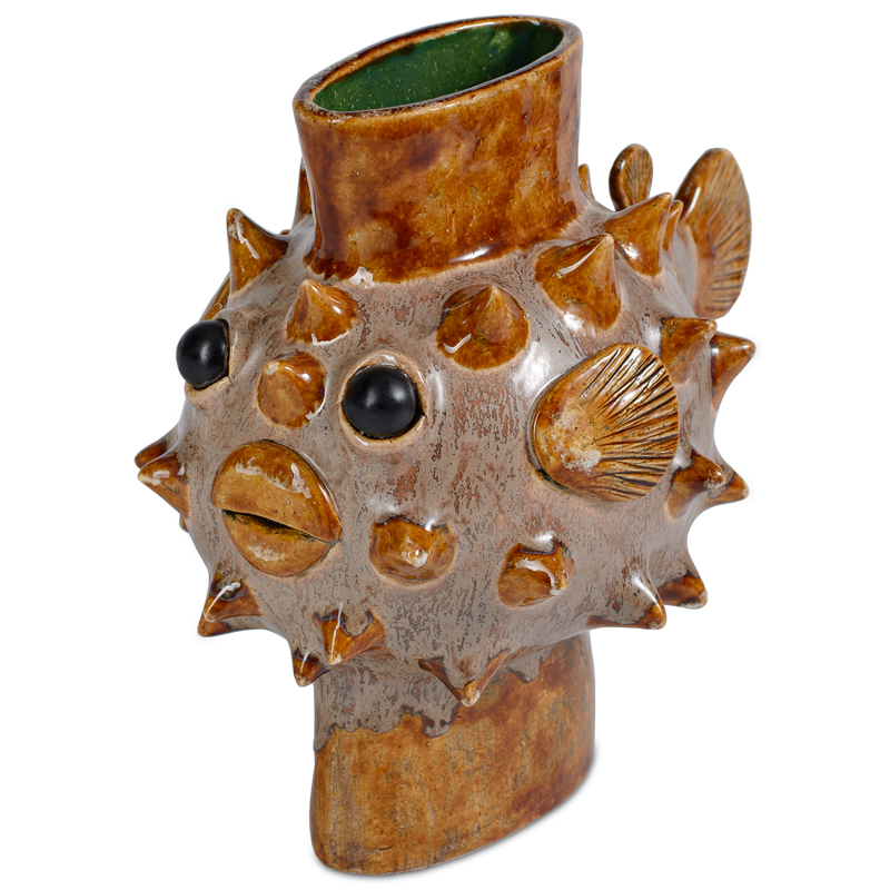 Ваза Puffer Fish Vase Карамель Ваза Puffer Fish Vase Карамель в Брянске | Loft Concept